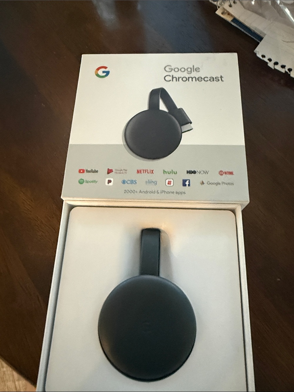 Google Chromecast - Black Streaming Dongle
